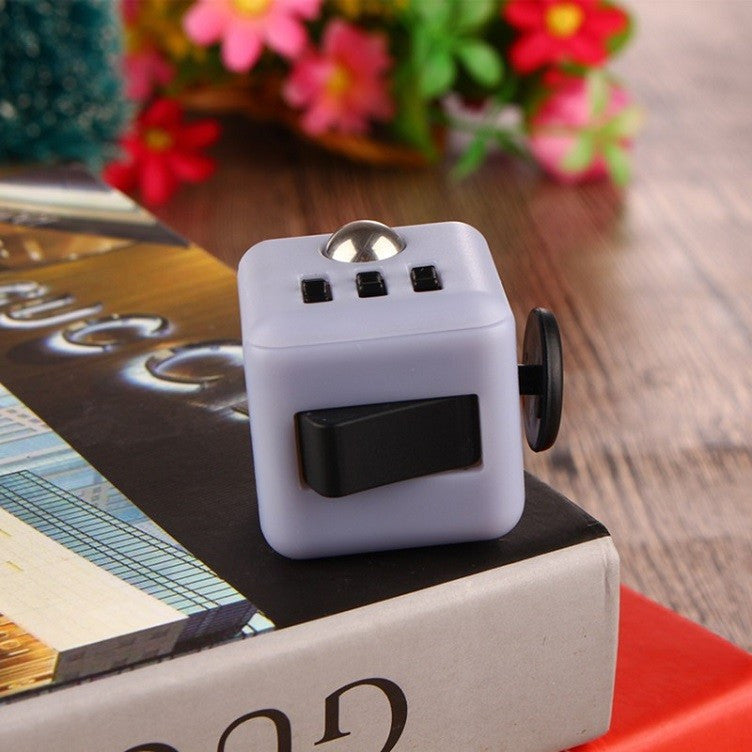 Gray & Black Fidget Cube Large