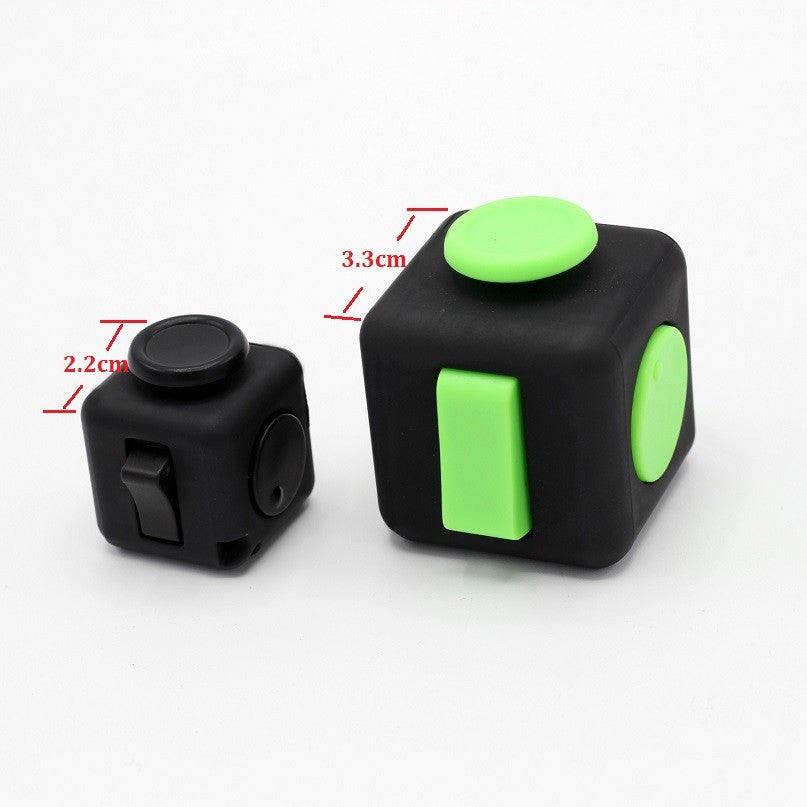 Black & Green Fidget Cube
