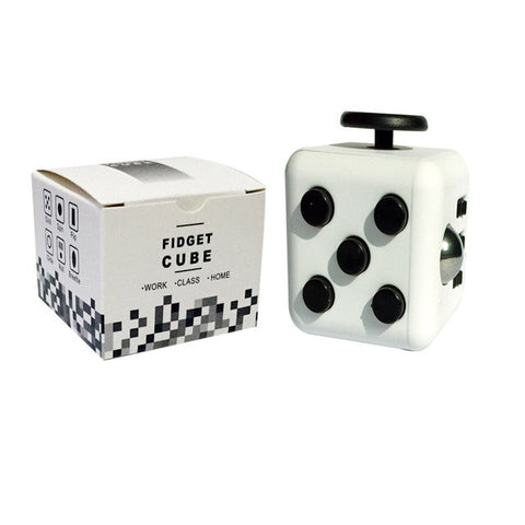 White & Black Fidget Cube Large