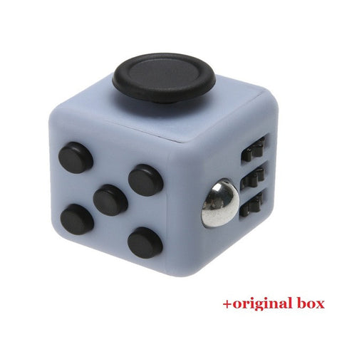 Gray & Black Fidget Cube Large